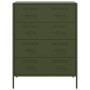 Olivgrüner Stahlschrank 68x39x89 cm von , Sideboards - Ref: Foro24-842986, Preis: 157,07 €, Rabatt: %
