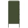 Olivgrüner Stahlschrank 68x39x89 cm von , Sideboards - Ref: Foro24-842986, Preis: 156,31 €, Rabatt: %