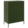 Olivgrüner Stahlschrank 68x39x89 cm von , Sideboards - Ref: Foro24-842986, Preis: 156,31 €, Rabatt: %