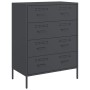 Aparador de acero gris antracita 68x39x89 cm de , Aparadores - Ref: Foro24-842984, Precio: 156,90 €, Descuento: %