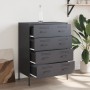Aparador de acero gris antracita 68x39x89 cm de , Aparadores - Ref: Foro24-842984, Precio: 156,90 €, Descuento: %
