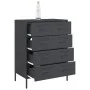 Anrichte aus anthrazitgrauem Stahl 68x39x89 cm von , Sideboards - Ref: Foro24-842984, Preis: 155,19 €, Rabatt: %