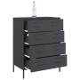 Aparador de acero gris antracita 68x39x89 cm de , Aparadores - Ref: Foro24-842984, Precio: 156,90 €, Descuento: %