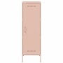 Aparador de acero rosa 36x39x113 cm de , Aparadores - Ref: Foro24-843007, Precio: 117,58 €, Descuento: %