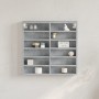 Ingenieurholzvitrine in Betongrau 60x8,5x58 cm von , Regale und Regale - Ref: Foro24-847964, Preis: 40,72 €, Rabatt: %