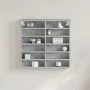 Vitrina de madera de ingeniería gris hormigón 60x8,5x58 cm de , Estantes y estanterías - Ref: Foro24-847964, Precio: 40,05 €,...