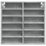 Engineered wood display case in gray concrete 60x8.5x58 cm by , Shelves and shelves - Ref: Foro24-847964, Price: 40,05 €, Dis...