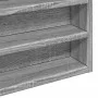 Engineered wood display case in Sonoma gray, 60x8.5x58 cm by , Shelves and shelves - Ref: Foro24-847966, Price: 43,58 €, Disc...