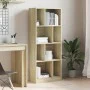 Estantería madera de ingeniería roble Sonoma 57x28,5x141 cm de , Librerías y estanterías - Ref: Foro24-847998, Precio: 70,77 ...
