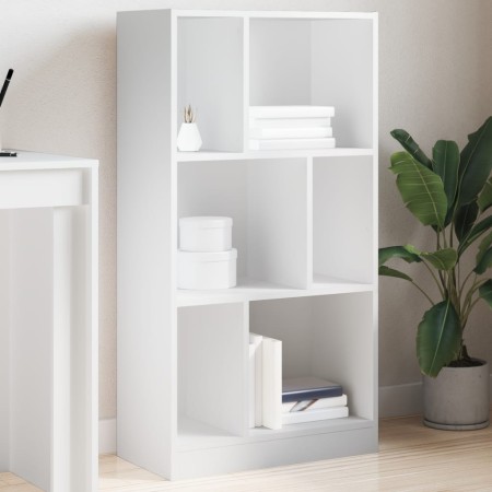 Engineered wood white shelf 57x28.5x141 cm by , Bookcases and shelves - Ref: Foro24-848003, Price: 62,92 €, Discount: %