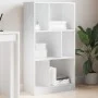 Estantería de madera de ingeniería blanca 57x28,5x141 cm de , Librerías y estanterías - Ref: Foro24-848003, Precio: 62,92 €, ...