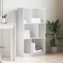 Engineered wood white shelf 57x28.5x141 cm by , Bookcases and shelves - Ref: Foro24-848003, Price: 61,99 €, Discount: %