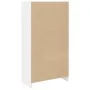 Estantería de madera de ingeniería blanca 57x28,5x141 cm de , Librerías y estanterías - Ref: Foro24-848003, Precio: 62,92 €, ...