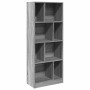 Estantería madera de ingeniería gris Sonoma 57x28,5x141 cm de , Librerías y estanterías - Ref: Foro24-848001, Precio: 71,81 €...