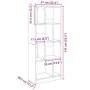 Engineered wood bookshelf in Sonoma gray, 57x28.5x141 cm by , Bookcases and shelves - Ref: Foro24-848001, Price: 70,66 €, Dis...