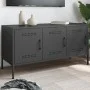 Mueble para TV de acero negro 100,5x39x50,5 cm de , Muebles TV - Ref: Foro24-842946, Precio: 92,87 €, Descuento: %