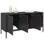 Schwarzer TV-Schrank aus Stahl, 100,5x39x50,5 cm. von , TV-Möbel - Ref: Foro24-842946, Preis: 93,91 €, Rabatt: %