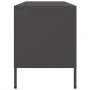Mueble para TV de acero negro 100,5x39x50,5 cm de , Muebles TV - Ref: Foro24-842946, Precio: 92,87 €, Descuento: %