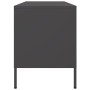 Schwarzer TV-Schrank aus Stahl, 100,5x39x50,5 cm. von , TV-Möbel - Ref: Foro24-842946, Preis: 93,91 €, Rabatt: %