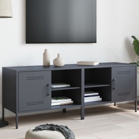 TV-Möbel, 2 Stück, anthrazitgraues Stahl, 68x39x50,5 cm. von , TV-Möbel - Ref: Foro24-842999, Preis: 137,48 €, Rabatt: %