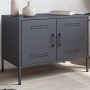 TV-Möbel aus anthrazitgrauem Stahl, 68x39x50,5 cm. von , TV-Möbel - Ref: Foro24-842938, Preis: 90,73 €, Rabatt: %
