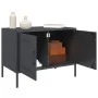 TV-Möbel aus anthrazitgrauem Stahl, 68x39x50,5 cm. von , TV-Möbel - Ref: Foro24-842938, Preis: 77,95 €, Rabatt: %