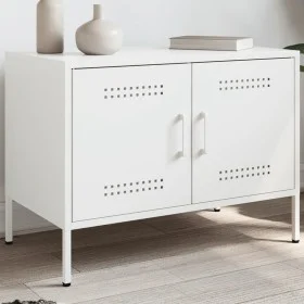 TV-Möbel aus weißem Stahl, 68x39x50,5 cm. von , TV-Möbel - Ref: Foro24-842944, Preis: 78,11 €, Rabatt: %