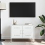 Mueble de TV de acero blanco 68x39x50,5 cm de , Muebles TV - Ref: Foro24-842944, Precio: 78,93 €, Descuento: %