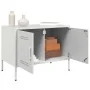 TV-Möbel aus weißem Stahl, 68x39x50,5 cm. von , TV-Möbel - Ref: Foro24-842944, Preis: 78,11 €, Rabatt: %