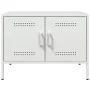 White steel TV stand 68x39x50.5 cm by , TV Furniture - Ref: Foro24-842944, Price: 78,11 €, Discount: %