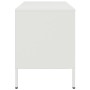 Mueble de TV de acero blanco 68x39x50,5 cm de , Muebles TV - Ref: Foro24-842944, Precio: 78,93 €, Descuento: %