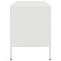 TV-Möbel 2-teilig, weißer Stahl, 68x39x50,5 cm von , TV-Möbel - Ref: Foro24-843005, Preis: 115,05 €, Rabatt: %