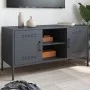 Mueble de TV de acero gris antracita 100,5x39x50,5 cm de , Muebles TV - Ref: Foro24-842990, Precio: 97,16 €, Descuento: %