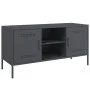 Mueble de TV de acero gris antracita 100,5x39x50,5 cm de , Muebles TV - Ref: Foro24-842990, Precio: 97,16 €, Descuento: %