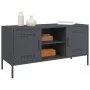 Mueble de TV de acero gris antracita 100,5x39x50,5 cm de , Muebles TV - Ref: Foro24-842990, Precio: 97,16 €, Descuento: %