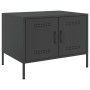 Kaffeetisch aus schwarzem kaltgewalztem Stahl 68x50x50,5 cm von , Couchtisch - Ref: Foro24-843030, Preis: 85,41 €, Rabatt: %
