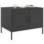Kaffeetisch aus schwarzem kaltgewalztem Stahl 68x50x50,5 cm von , Couchtisch - Ref: Foro24-843030, Preis: 71,85 €, Rabatt: %