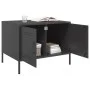 Kaffeetisch aus schwarzem kaltgewalztem Stahl 68x50x50,5 cm von , Couchtisch - Ref: Foro24-843030, Preis: 71,85 €, Rabatt: %