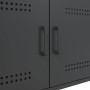 Mesa de centro acero laminado en frío negro 68x50x50,5 cm