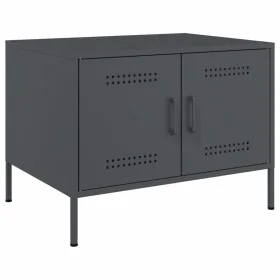 Kaltgewalzter Stahllaminattisch in Anthrazit 68x50x50,5 cm von , Couchtisch - Ref: Foro24-843032, Preis: 90,00 €, Rabatt: %