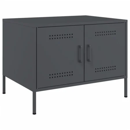 Cold-rolled anthracite steel coffee table 68x50x50.5 cm by , Coffee table - Ref: Foro24-843032, Price: 89,99 €, Discount: %