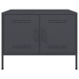 Mesa de centro acero laminado en frío antracita 68x50x50,5 cm de , Mesas de centro - Ref: Foro24-843032, Precio: 90,99 €, Des...