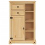 Armario de baño Corona madera maciza de pino 70x33x110 cm de , Muebles de baño - Ref: Foro24-4013403, Precio: 148,48 €