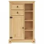 Massivholz-Badezimmerschrank Corona aus Kiefer 70x33x110 cm. von , Badezimmermöbel - Ref: Foro24-4013403, Preis: 146,22 €, Ra...