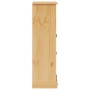 Armario de baño Corona madera maciza de pino 70x33x110 cm de , Muebles de baño - Ref: Foro24-4013403, Precio: 148,48 €