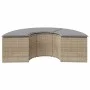 Gartenhocker mit beigen Polstern aus synthetischem Rattan von , Hocker für den Außenbereich - Ref: Foro24-369089, Preis: 168,...