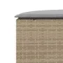 Gartenhocker mit beigen Polstern aus synthetischem Rattan von , Hocker für den Außenbereich - Ref: Foro24-369089, Preis: 168,...