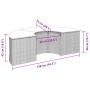 Gartenhocker mit beigen Polstern aus synthetischem Rattan von , Hocker für den Außenbereich - Ref: Foro24-369089, Preis: 173,...