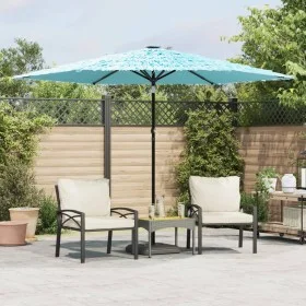 Gartenschirm mit blauem Stahlmast 288x288x225 cm von , Sonnenschirme - Ref: Foro24-4005106, Preis: 97,14 €, Rabatt: %