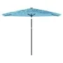 Gartenschirm mit blauem Stahlmast 288x288x225 cm von , Sonnenschirme - Ref: Foro24-4005106, Preis: 97,14 €, Rabatt: %